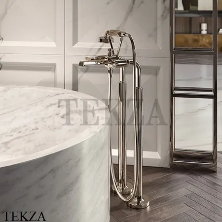 Gessi VENTI20 Душевой комплект на борт ванны 65127-031, хром глянец