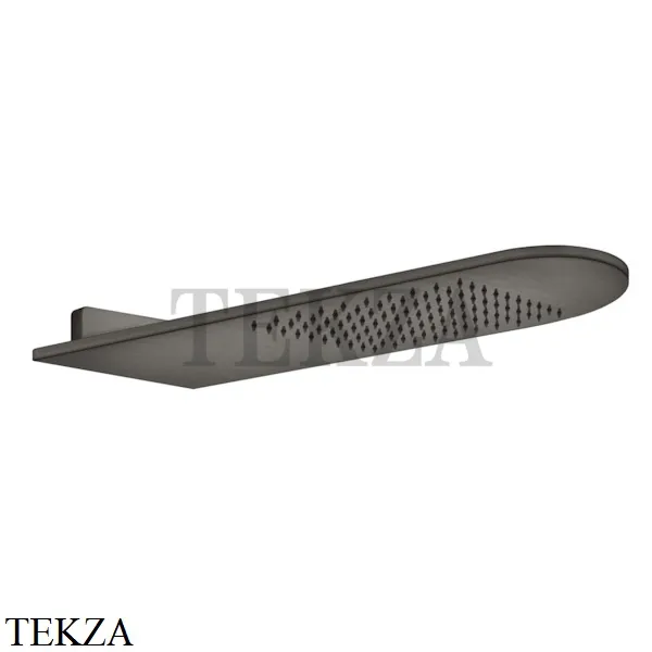 Gessi 316 SHOWER Верхний душ настенного крепления 45163-707, Black Metal Brushed