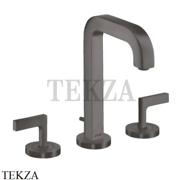 Axor Citterio Смеситель для раковины 170, с донным клапаном 39135340, Brushed Black Chrome