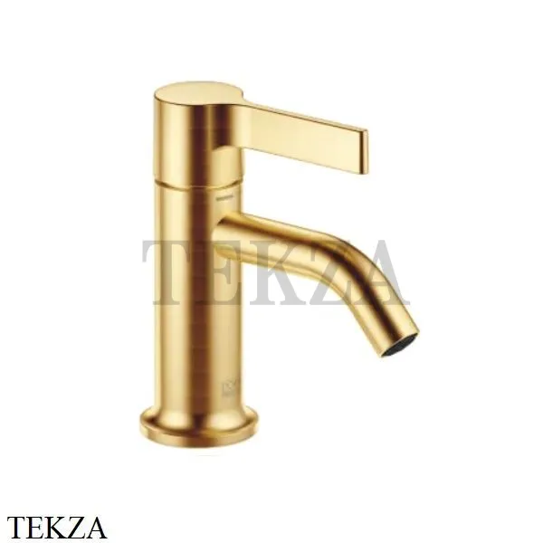 Dornbracht VAIA Смеситель для раковины, с донным клапаном 33505809-28, латунь сатин Brushed (23kt Gold)