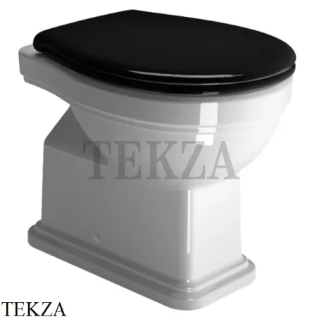 GSI CLASSIC Сиденье для унитаза ”Classic Black” soft-close MSC87CN20, черный глянец
