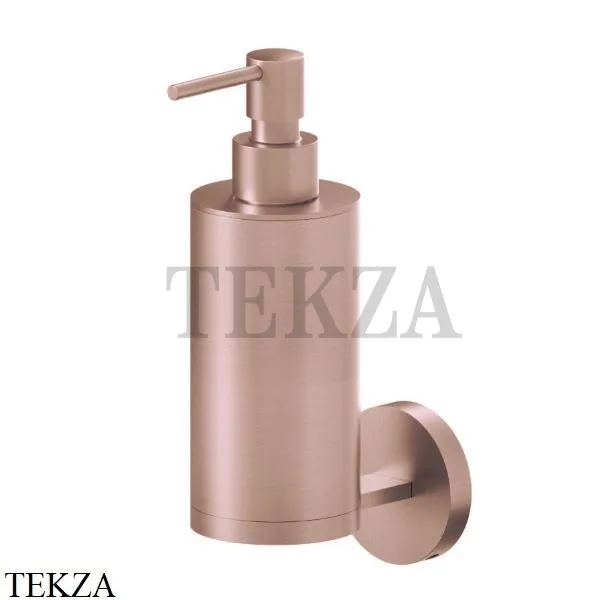 Newform X-Steel 316 Дозатор для мыла настенный с держателем, сталь 73209X.59.067, PVD Brushed copper bronze