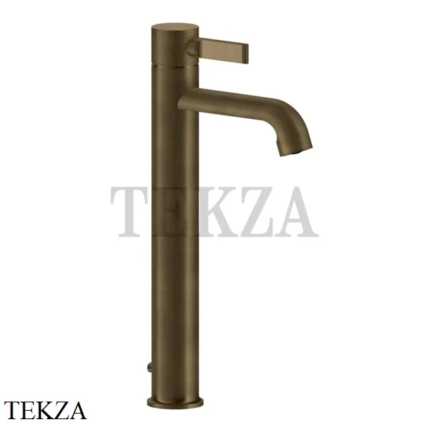 Gessi INCISO Смеситель для раковины высокий, с гарнитуром 58003-713, Antique Brass
