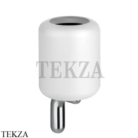 Gessi Goccia Стакан настенный, белая керамика 38007-031, хром глянец