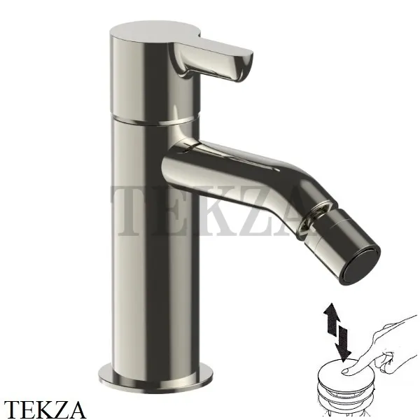 Fantini Icona Classic Смеситель для биде, с донным клапаном 5395R408F, Nickel PVD