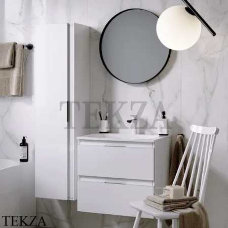 Aqwella RM Зеркало круглое в металлической раме 60 см RM0206BLK, черный матовый