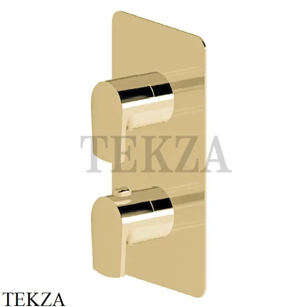 Newform HAKA Термостат для душа, 2-3-4-5 потока, внешняя часть 67692E.35.099, Silky Gold