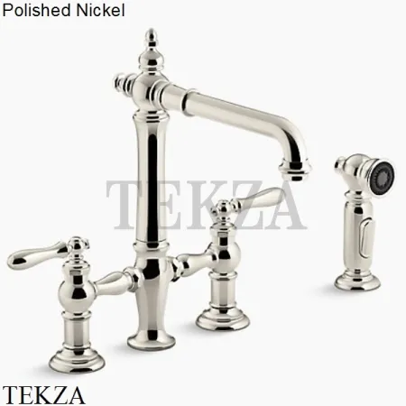 Kohler Artifacts Смеситель для кухни, с отдельным душем K-76519-4-2MB, яркое матовое золото