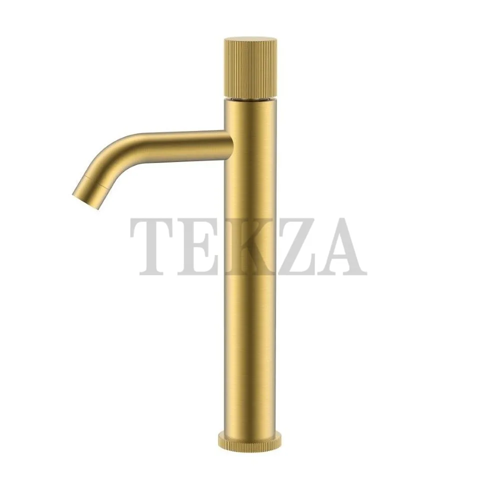 Boheme Stick Смеситель для раковины высокий Stick 122-MG.3 Matt Gold LINEA