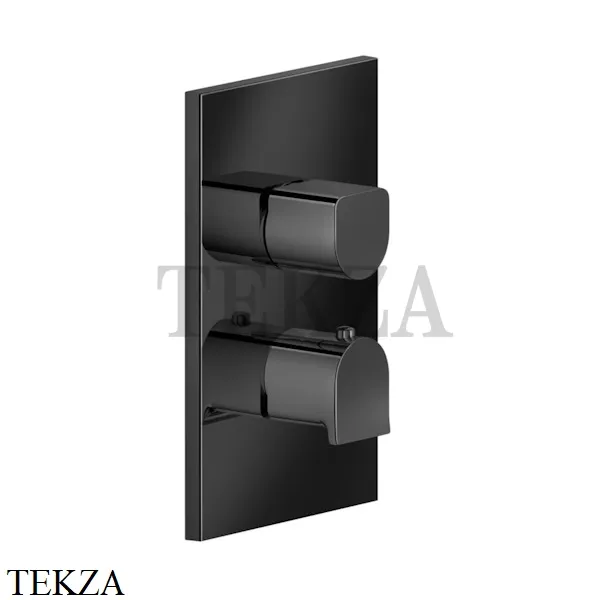 Gessi RILIEVO Термостат для душа на 1 поток, внешняя часть 59132-706, Black Metal