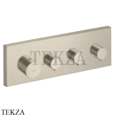 Axor ShowerCollection Модуль термостата, 3 потока, внешняя часть 10751820, Brushed Nickel