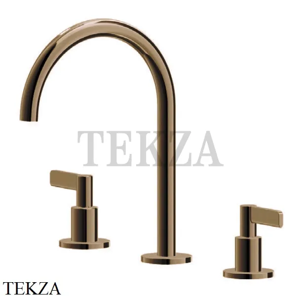 Newform Blink Chic Смеситель для раковины, без гарнитура 71001.31.023, Brushed bronze