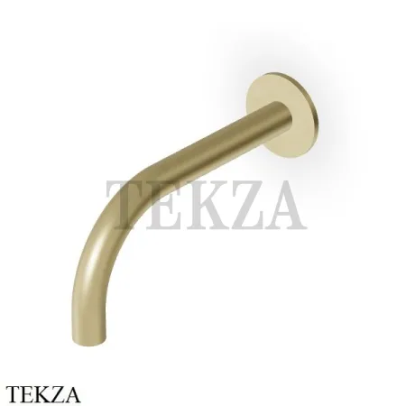 Zucchetti Helm Излив для ванны настенный 17.5 см Z92244.XP31, brushed british gold