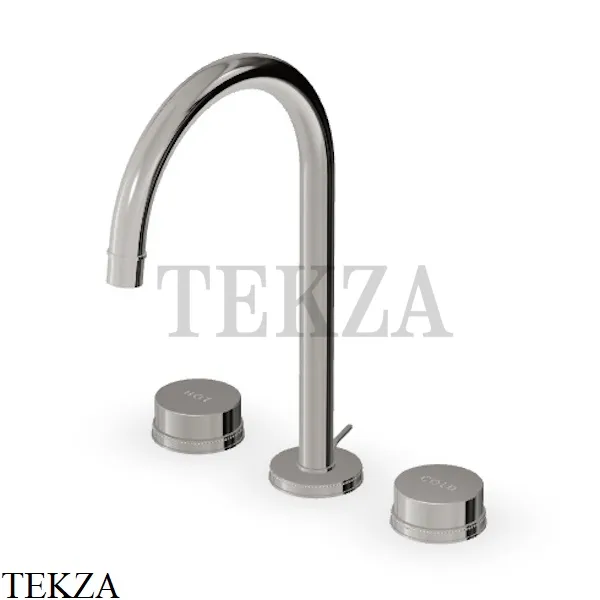 Zucchetti Savoir Смеситель для раковины, с донным клапаном ZSV402.C8C8, Nickel глянец
