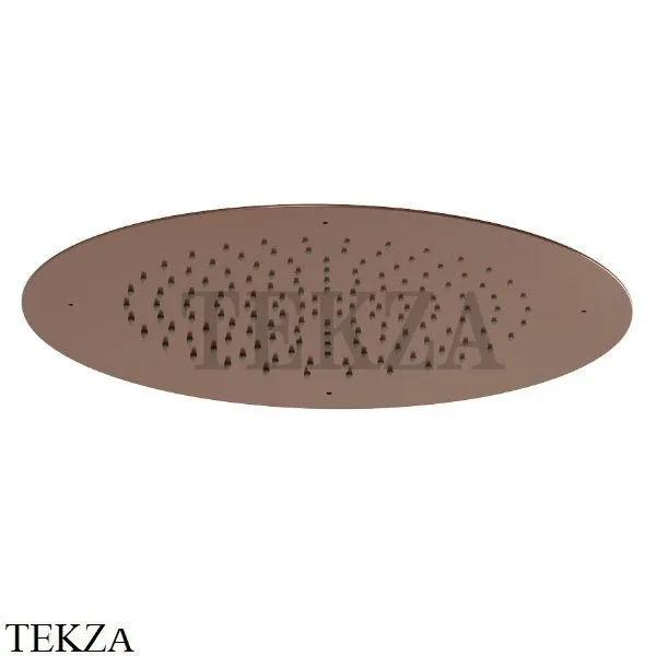 Newform Душевая лейка круглая стальная с дождевой струей 682.58.061, PVD Copper Bronze