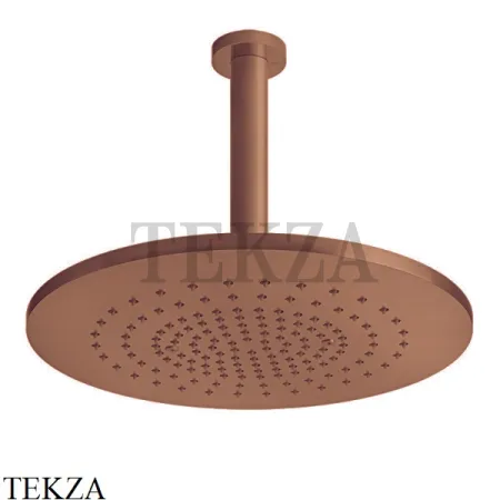 Gessi 316 SHOWER Верхняя душевая лейка с потолочным креплением 54152-708, Copper Brushed