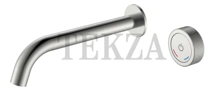 Boheme Tech Смеситель автоматический для раковины из стены на 2 отв. TECH 158/2-NB Nikel Brush