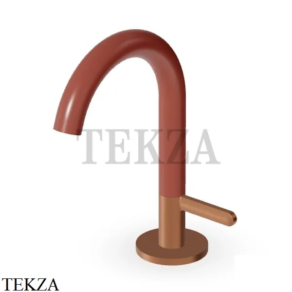 Zucchetti Isy22 Смеситель для раковины прогрессивный, без гарнитуры ZIS2811.P91R5, brushed copper - красный