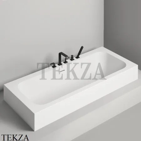 SALINI ORLANDA Axis KIT Ванна встраиваемая S-Sense, щелевой слив 103311G, белый глянцевый
