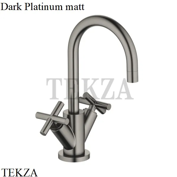 Dornbracht TARA Смеситель для умывальника, с донным клапаном 22512892-99, Dark Platinum matt