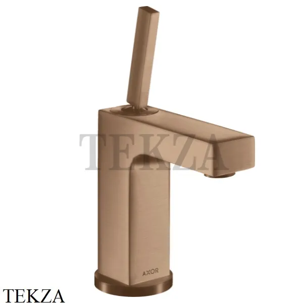 Axor Citterio Смеситель для раковины 110, с донным клапаном 39010310, Brushed Red Gold