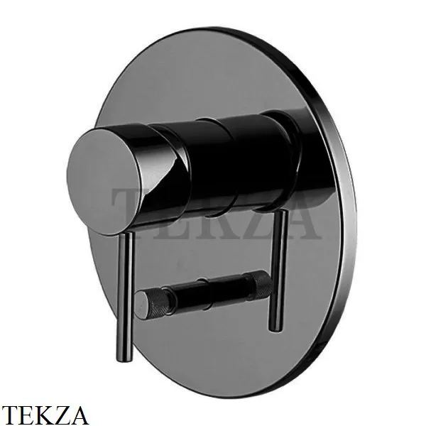 FIMA Carlo Frattini Spillo UP Смеситель для душа однорычажный, 2 потока F3039X2CS, Brushed black chrome