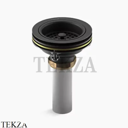 Kohler Duostrainer Донный клапан для кухонной мойки K-8801-BL, Matte Black