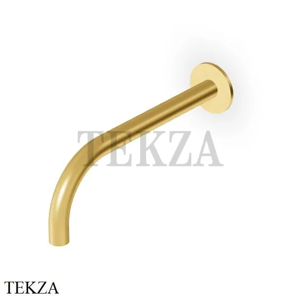 Zucchetti Helm Излив для ванны настенный 23.0 см Z92245.XP41, brushed gold