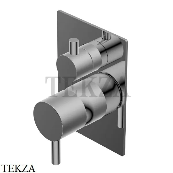 Ritmonio Diametro35 S Смеситель для душа, 2 потока, внешняя часть PR52GC111 CRB, Black Chrome