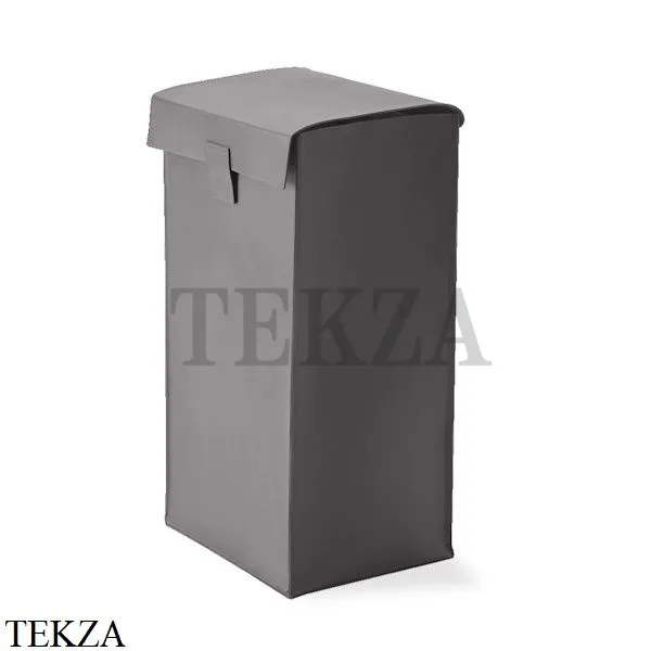Decor Walther NAPPA WB Корзина для белья 0938893 натуральная кожа, Дымчато-серый