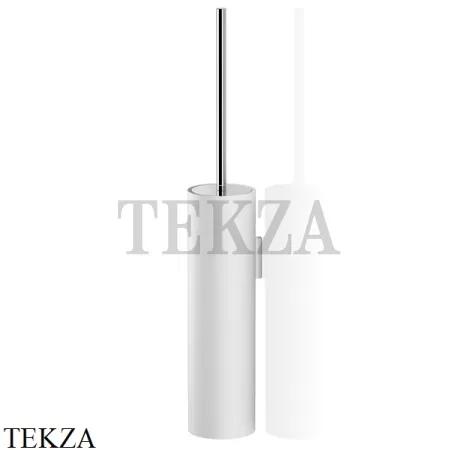 Decor Walther Stone White WBG Туалетный ершик настенный 0970954, белый матовый-хром глянец