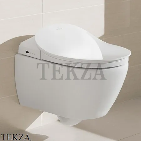 Villeroy & Boch SUBWAY 2.0 VICLEAN Унитаз подвесной 560050R1 с крышкой биде, белый глянец, CeramicPlus