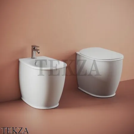 ArtCeram ATELIER Биде напольное, 1 отверстие под смеситель, черный матовый