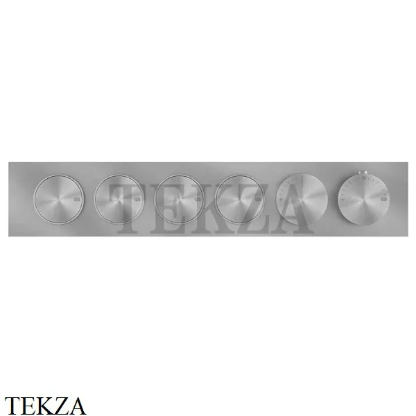 Gessi Origini NATURE Термостат для душа 4 потока с кнопками, внешняя часть 66226-031, хром глянец