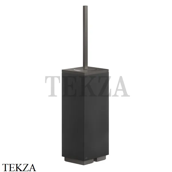 Gessi Rettangolo Ёршик напольный, композит черный 20844-707, Black Metal Brushed