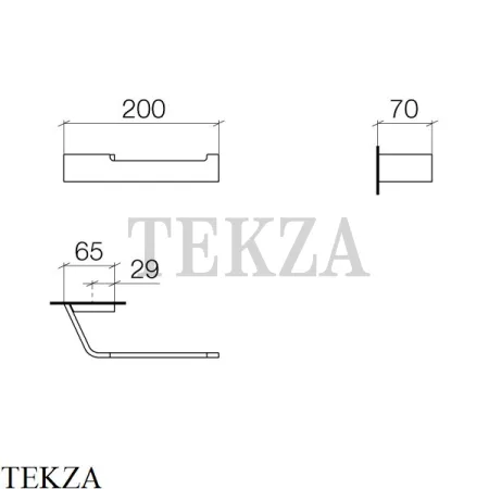 Dornbracht CL.1 Держатель туалетной бумаги без крышки 83500705-00, хром глянец