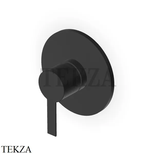 Zucchetti Gill Смеситель для душа, 1 поток, внешняя часть ZGL122.N1, черный goffrato