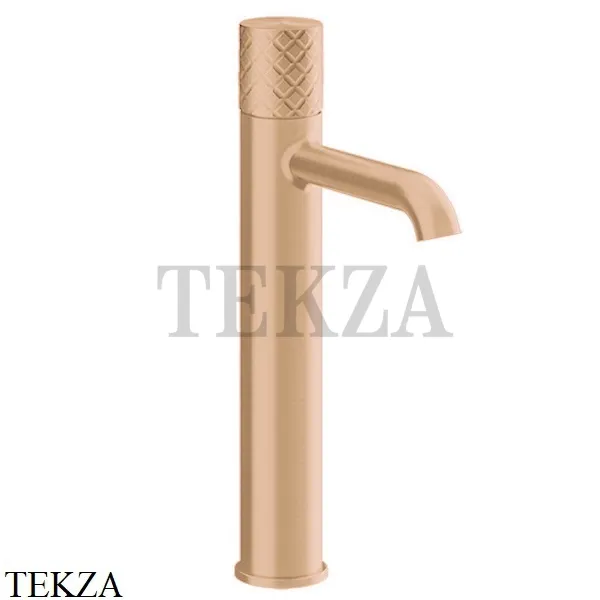 Gessi Habito INTRECCIO Смеситель для раковины высокий, без донного клапана 70104-735, Warm Bronze