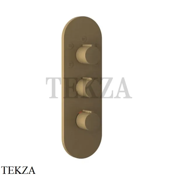 Gessi Ingranaggio-Anello Термостат для душа, 5 потоков, внешняя часть 43072-713, Antique Brass