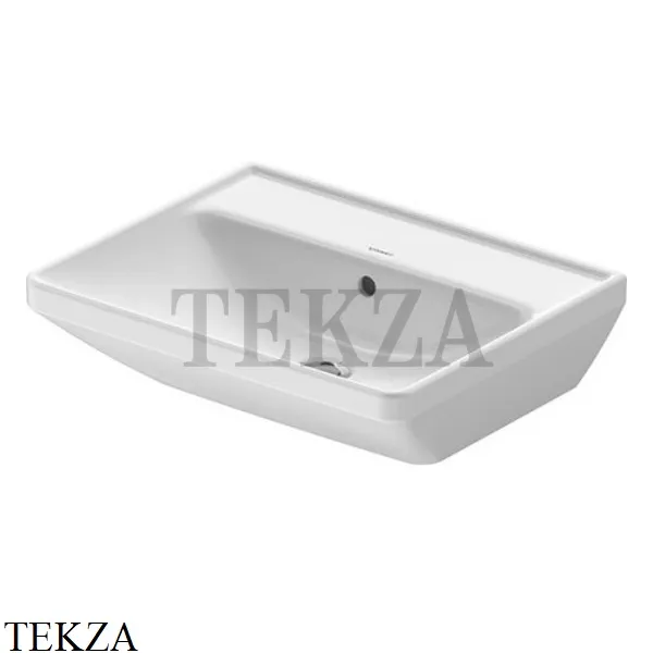 Duravit D-Neo Раковина подвесная, без отверстия, 55 с переливом 2366550060, белый глянец