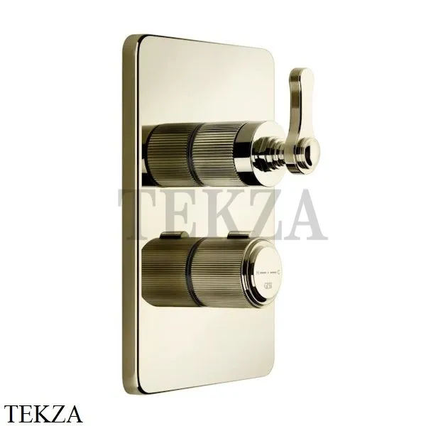Gessi VENTI20 Термостат для душа, 1 поток, внешняя часть 65133-710, Brass PVD