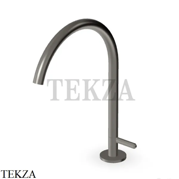 Zucchetti Isy22 Смеситель для раковины прогрессивный, без гарнитуры ZIS2813.C51, brushed metal black