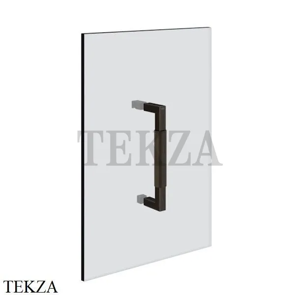Gessi Shower G Rigato Ручка-держатель на стекло 20 см 67521-187, Aged Bronze