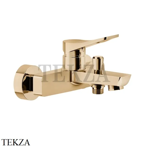 Gessi RILIEVO Смеситель для ванны с переключателем 59013-735, Warm Bronze PVD