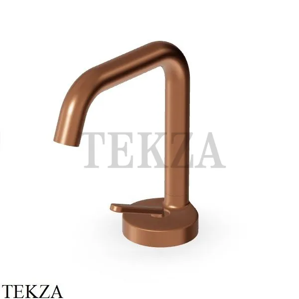 Zucchetti Isy22 Смеситель для раковины, без гарнитуры ZIS1400.P91, brushed copper PVD