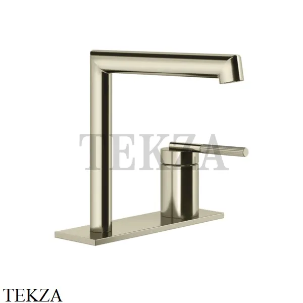 Gessi INGRANAGGIO Смеситель для раковины на планке, без гарнитура 63515-720, Nickel PVD