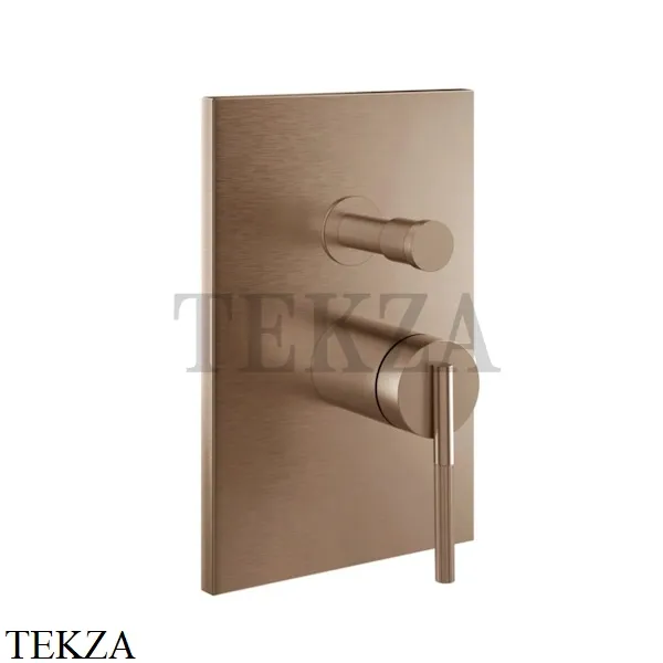 Gessi INGRANAGGIO Смеситель для душа, 2 потока, внешняя часть 63577-708, Copper Brushed