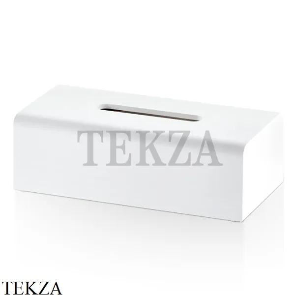 Decor Walther Stone White KB Настольный или настенный диспенсер для салфеток 0971954, белый матовый