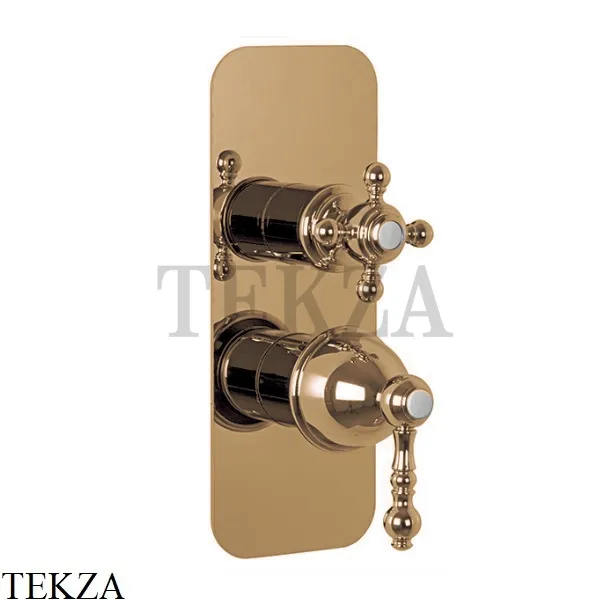 FIMA Carlo Frattini ELIZABETH Смеситель для душа, 2/3 потока, внешняя часть F5089X6BR, бронза classic