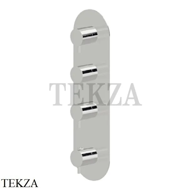 Newform XT Термостат для душа на 3 потока, внешняя часть, 67603E.M0.070, Titanium satin
